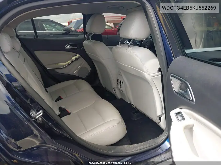 2019 Mercedes-Benz Gla 250 VIN: WDCTG4EB5KJ552269 Lot: 45243202