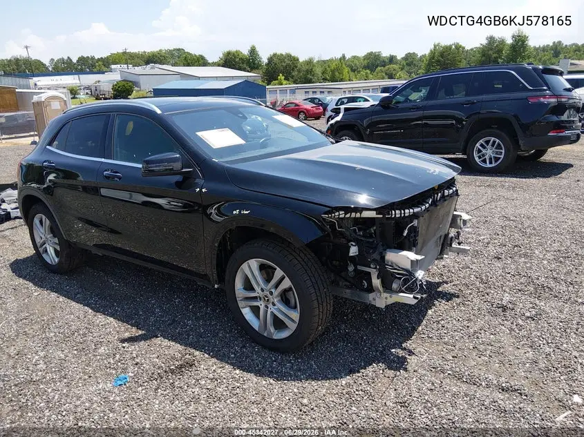 2019 Mercedes-Benz Gla 250 4Matic VIN: WDCTG4GB6KJ578165 Lot: 45342027
