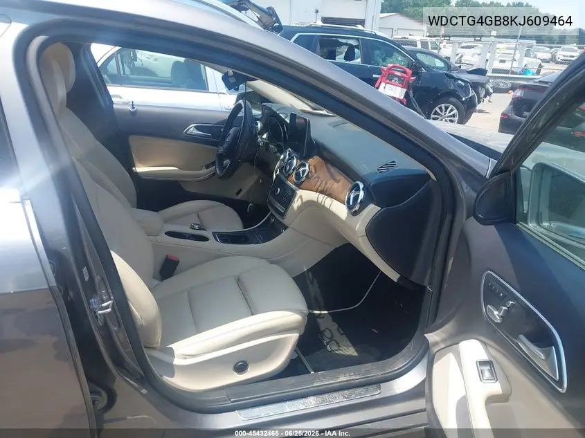 2019 Mercedes-Benz Gla 250 4Matic VIN: WDCTG4GB8KJ609464 Lot: 45432465