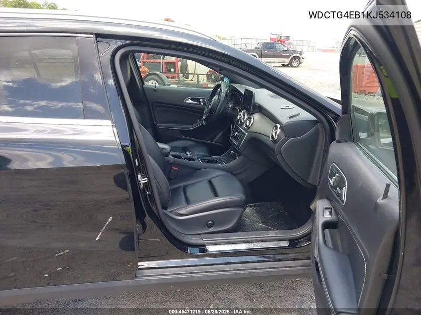 2019 Mercedes-Benz Gla 250 VIN: WDCTG4EB1KJ534108 Lot: 45471219