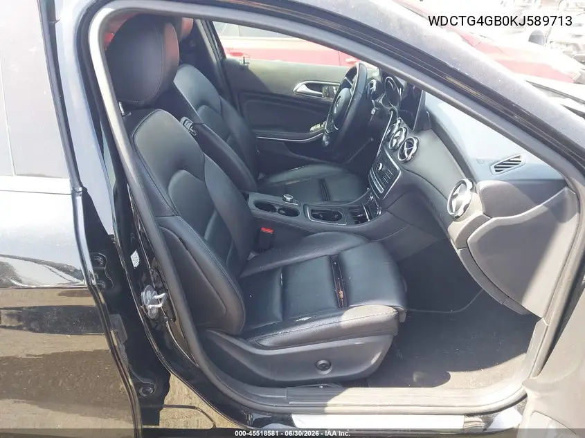 2019 Mercedes-Benz Gla 250 4Matic VIN: WDCTG4GB0KJ589713 Lot: 45518581