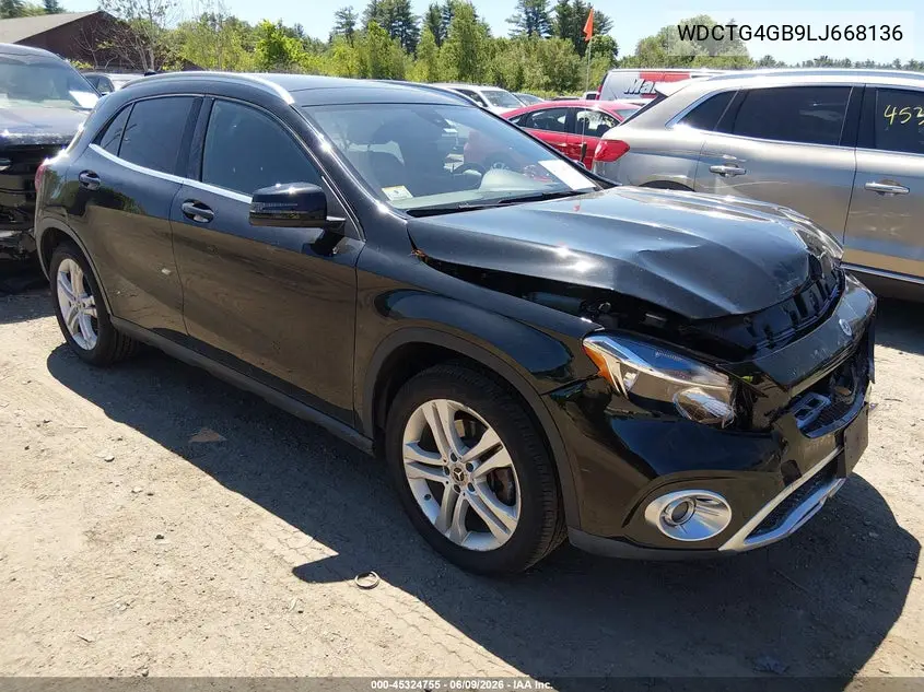 2020 Mercedes-Benz Gla 250 4Matic VIN: WDCTG4GB9LJ668136 Lot: 45324755