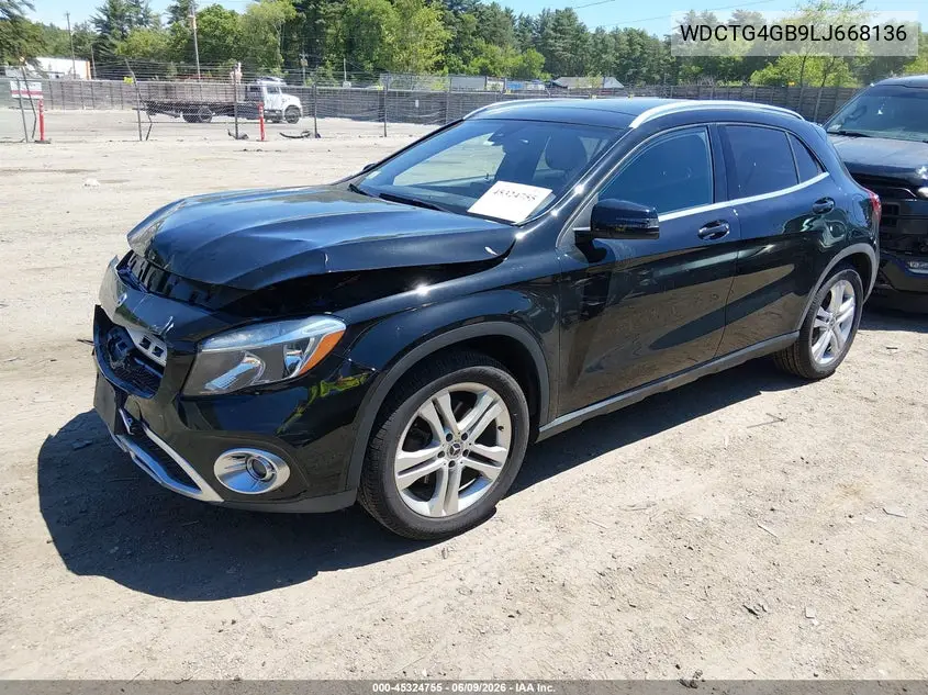 2020 Mercedes-Benz Gla 250 4Matic VIN: WDCTG4GB9LJ668136 Lot: 45324755