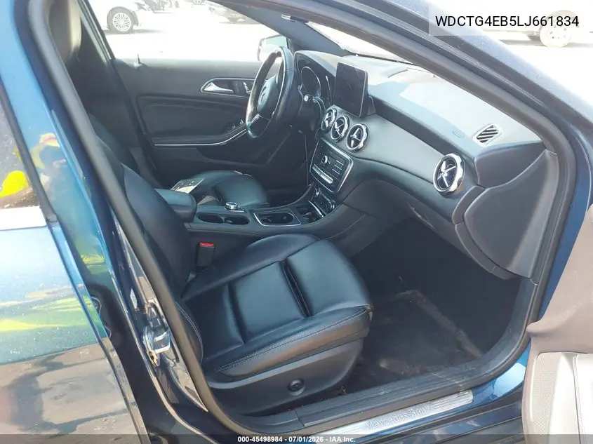 2020 Mercedes-Benz Gla 250 VIN: WDCTG4EB5LJ661834 Lot: 45498984