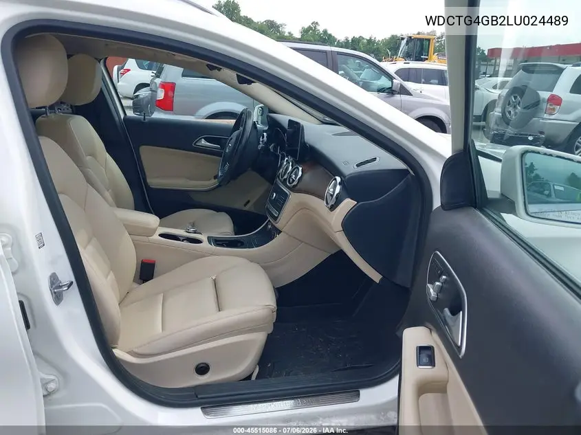 2020 Mercedes-Benz Gla 250 4Matic VIN: WDCTG4GB2LU024489 Lot: 45515086