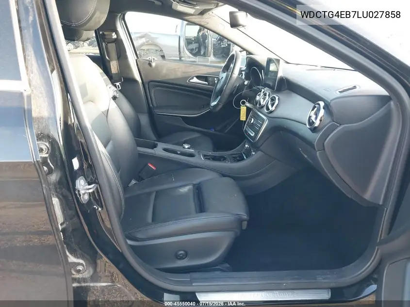2020 Mercedes-Benz Gla 250 VIN: WDCTG4EB7LU027858 Lot: 45550040