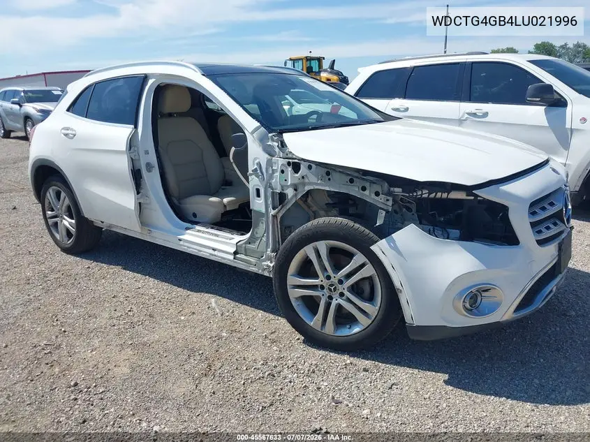 2020 Mercedes-Benz Gla 250 4Matic VIN: WDCTG4GB4LU021996 Lot: 45567633