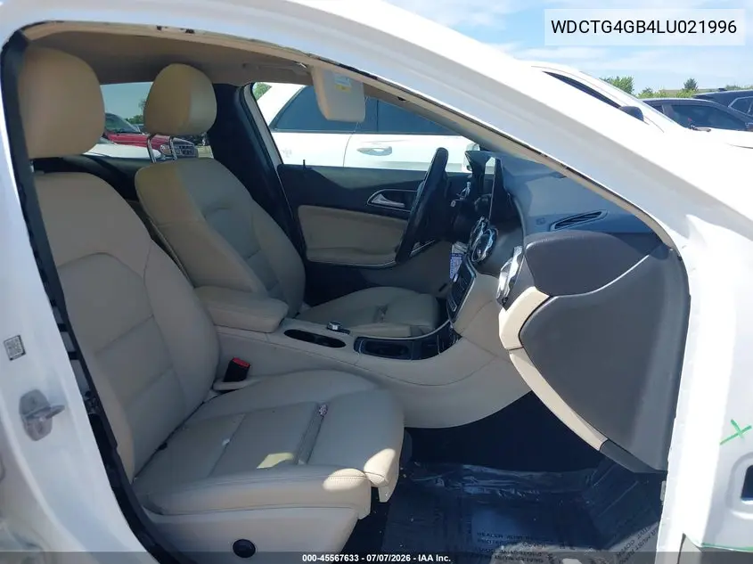 2020 Mercedes-Benz Gla 250 4Matic VIN: WDCTG4GB4LU021996 Lot: 45567633
