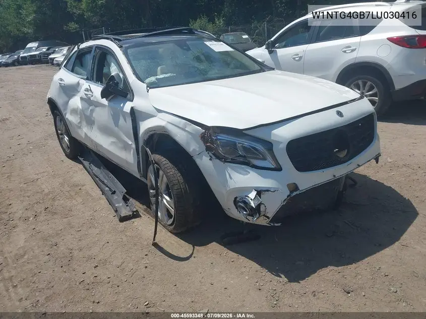 2020 Mercedes-Benz Gla 250 4Matic VIN: W1NTG4GB7LU030416 Lot: 45593348