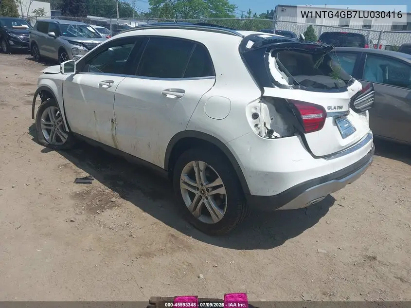 2020 Mercedes-Benz Gla 250 4Matic VIN: W1NTG4GB7LU030416 Lot: 45593348
