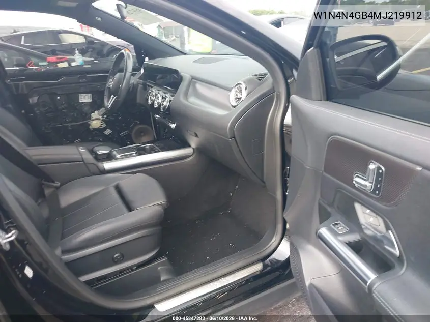 2021 Mercedes-Benz Gla 250 VIN: W1N4N4GB4MJ219912 Lot: 45347283