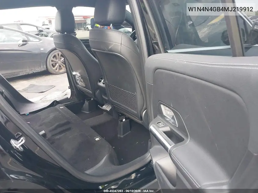 2021 Mercedes-Benz Gla 250 VIN: W1N4N4GB4MJ219912 Lot: 45347283
