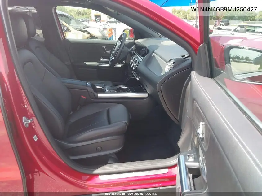 2021 Mercedes-Benz Gla 250 VIN: W1N4N4GB9MJ250427 Lot: 45424699