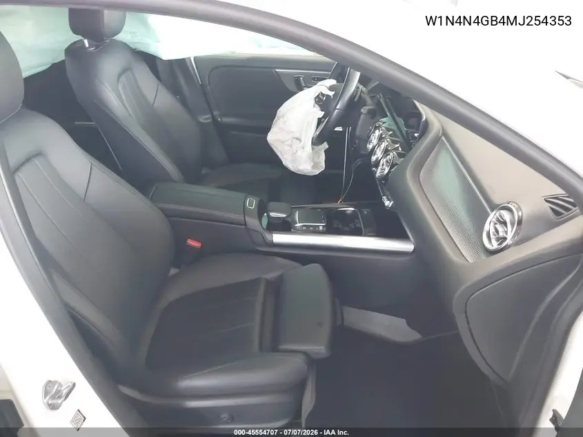 2021 Mercedes-Benz Gla 250 VIN: W1N4N4GB4MJ254353 Lot: 45554707