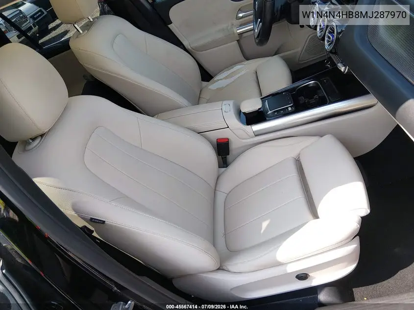 2021 Mercedes-Benz Gla 250 4Matic VIN: W1N4N4HB8MJ287970 Lot: 45567414