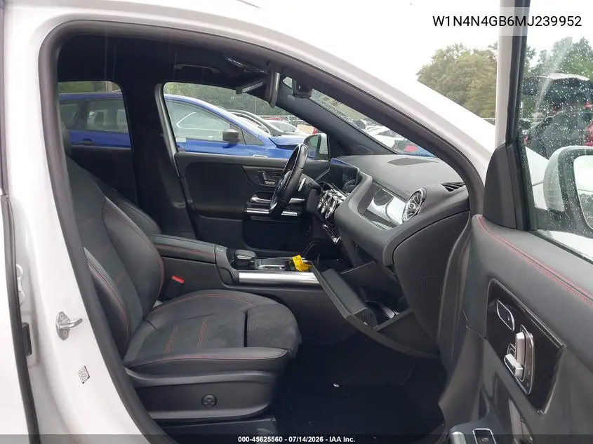 2021 Mercedes-Benz Gla 250 VIN: W1N4N4GB6MJ239952 Lot: 45625560