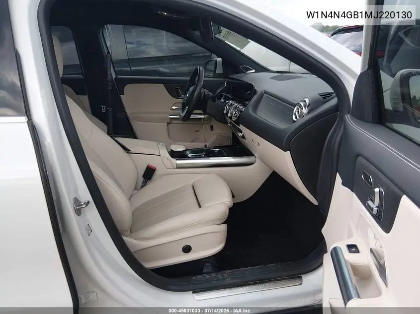 2021 Mercedes-Benz Gla 250 VIN: W1N4N4GB1MJ220130 Lot: 45631033