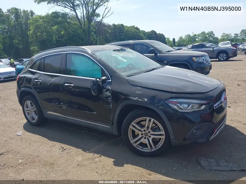 2022 Mercedes-Benz Gla 250 VIN: W1N4N4GB5NJ395000 Lot: 45349060