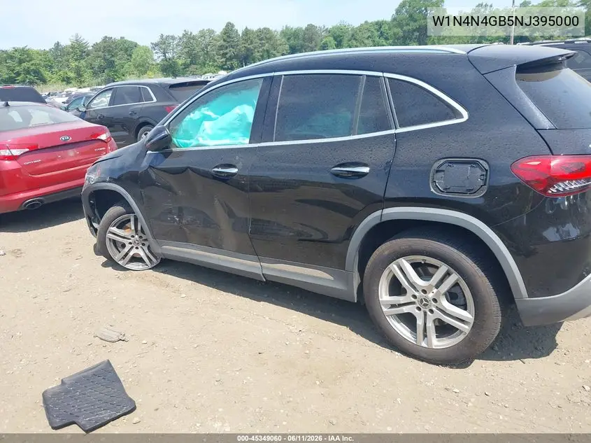 2022 Mercedes-Benz Gla 250 VIN: W1N4N4GB5NJ395000 Lot: 45349060