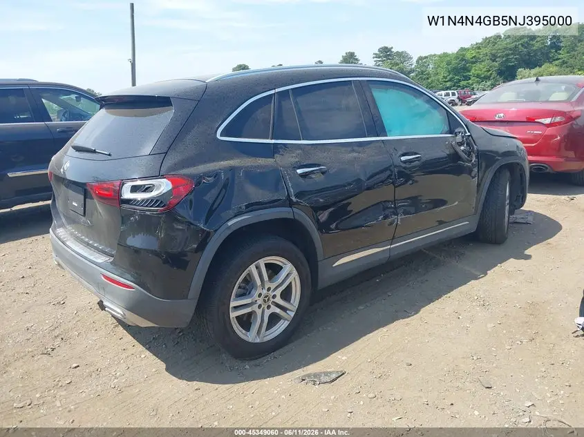 2022 Mercedes-Benz Gla 250 VIN: W1N4N4GB5NJ395000 Lot: 45349060