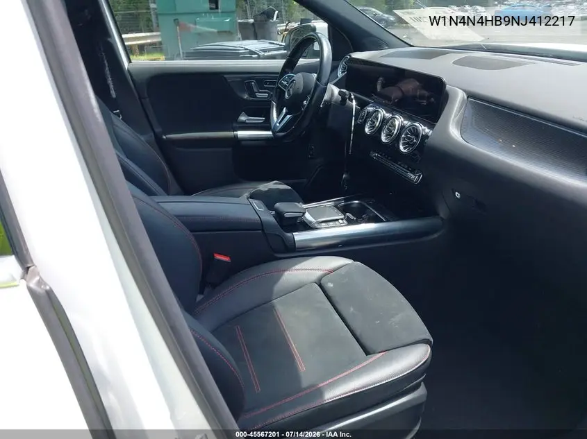 2022 Mercedes-Benz Gla 250 4Matic VIN: W1N4N4HB9NJ412217 Lot: 45567201