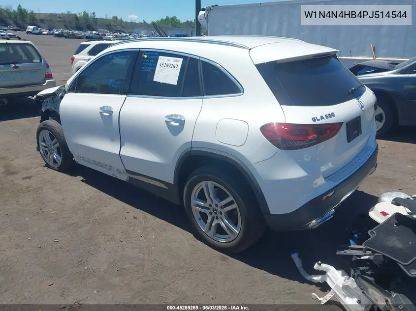 2023 Mercedes-Benz Gla 250 4Matic VIN: W1N4N4HB4PJ514544 Lot: 45289269
