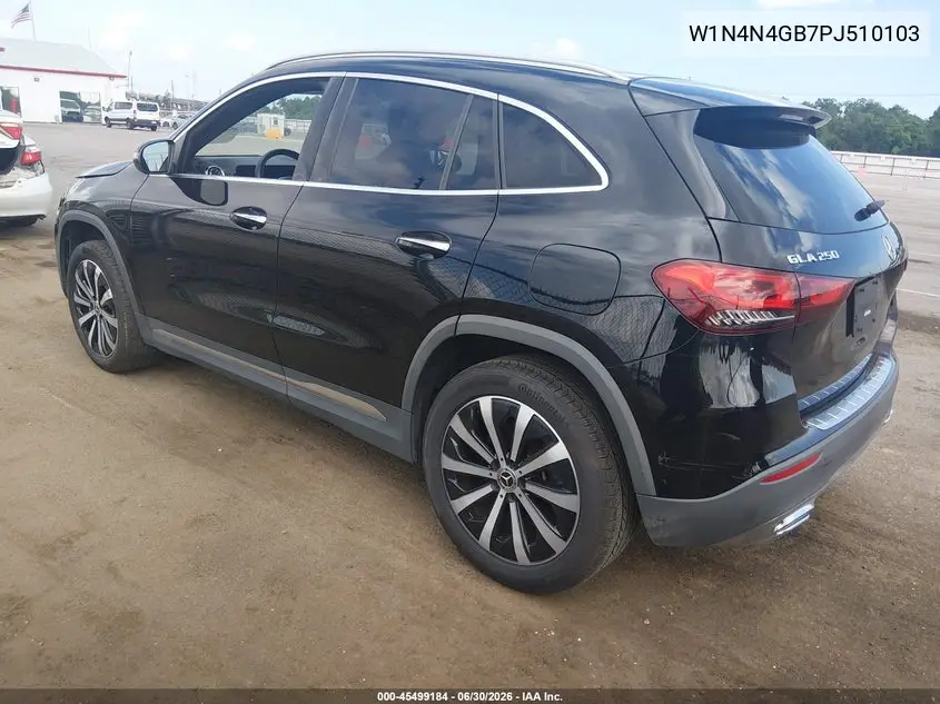 2023 Mercedes-Benz Gla 250 VIN: W1N4N4GB7PJ510103 Lot: 45499184