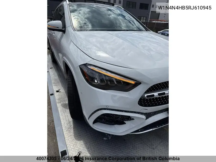 2024 Mercedes-Benz Gla 250 4Matic VIN: W1N4N4HB5RJ610945 Lot: 40074305