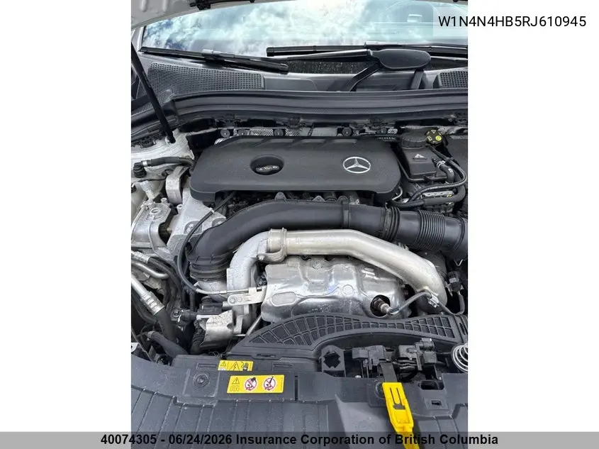 2024 Mercedes-Benz Gla 250 4Matic VIN: W1N4N4HB5RJ610945 Lot: 40074305