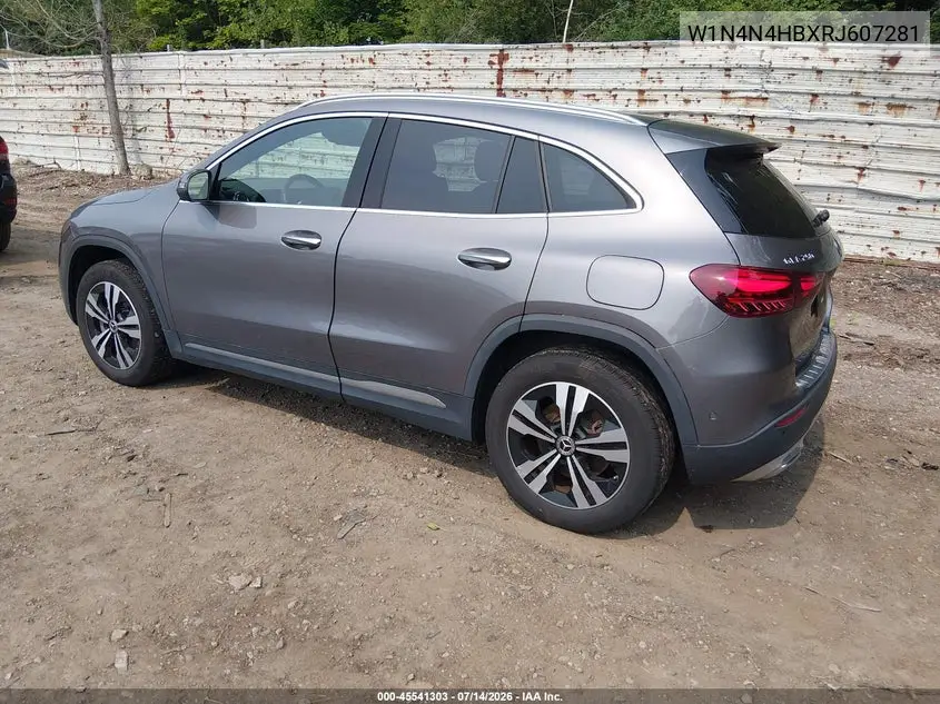 2024 Mercedes-Benz Gla 250 4Matic VIN: W1N4N4HBXRJ607281 Lot: 45541303