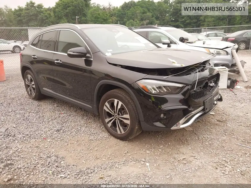 2024 Mercedes-Benz Gla 250 4Matic VIN: W1N4N4HB3RJ566301 Lot: 45595702