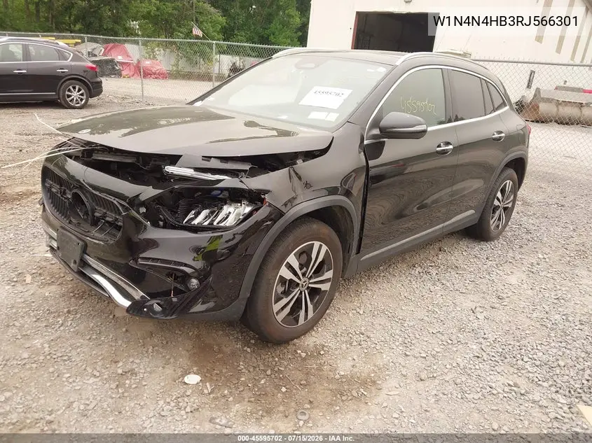 2024 Mercedes-Benz Gla 250 4Matic VIN: W1N4N4HB3RJ566301 Lot: 45595702