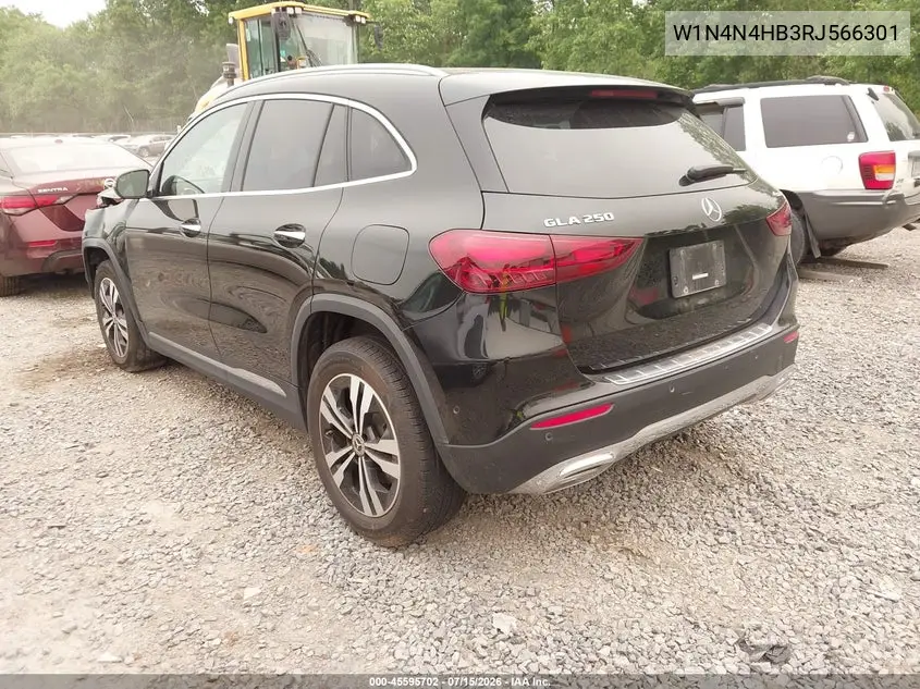 2024 Mercedes-Benz Gla 250 4Matic VIN: W1N4N4HB3RJ566301 Lot: 45595702
