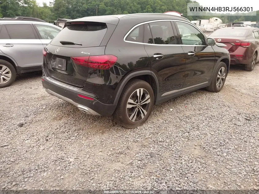 2024 Mercedes-Benz Gla 250 4Matic VIN: W1N4N4HB3RJ566301 Lot: 45595702