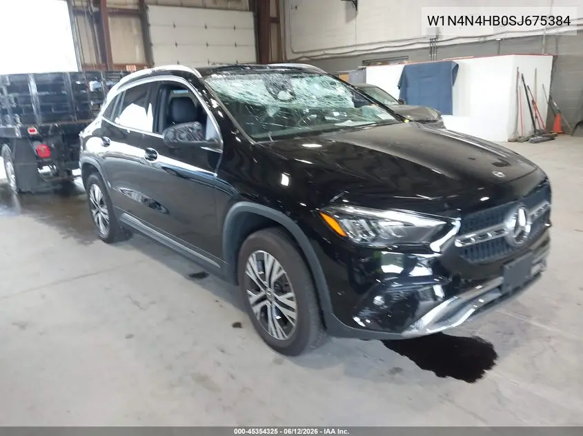 2025 Mercedes-Benz Gla 250 4Matic VIN: W1N4N4HB0SJ675384 Lot: 45354325