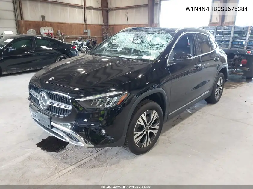 2025 Mercedes-Benz Gla 250 4Matic VIN: W1N4N4HB0SJ675384 Lot: 45354325