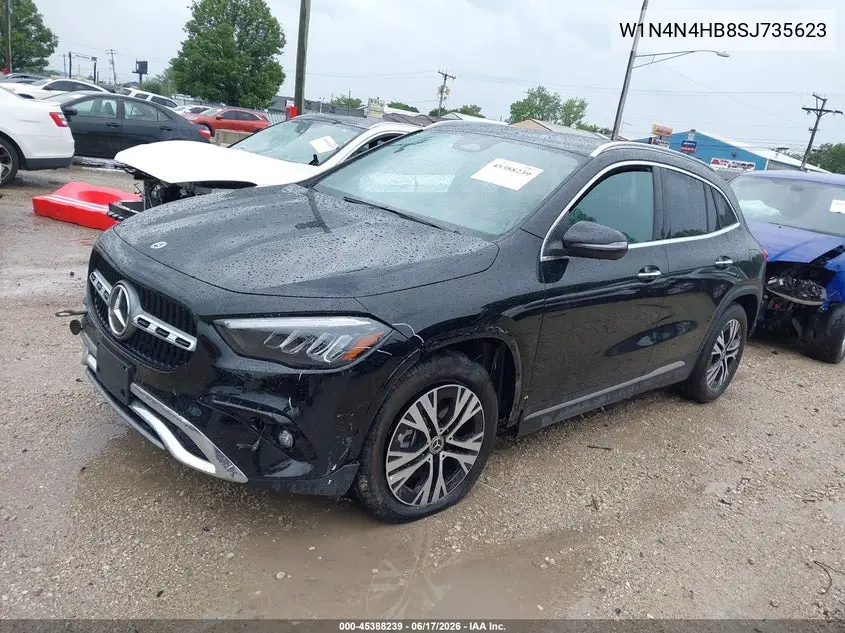2025 Mercedes-Benz Gla 250 4Matic VIN: W1N4N4HB8SJ735623 Lot: 45388239