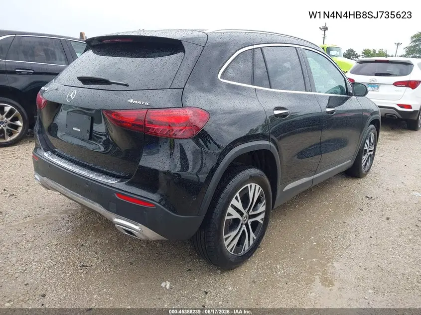 2025 Mercedes-Benz Gla 250 4Matic VIN: W1N4N4HB8SJ735623 Lot: 45388239