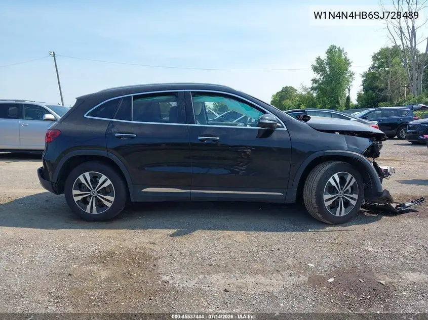 2025 Mercedes-Benz Gla 250 4Matic VIN: W1N4N4HB6SJ728489 Lot: 45537444