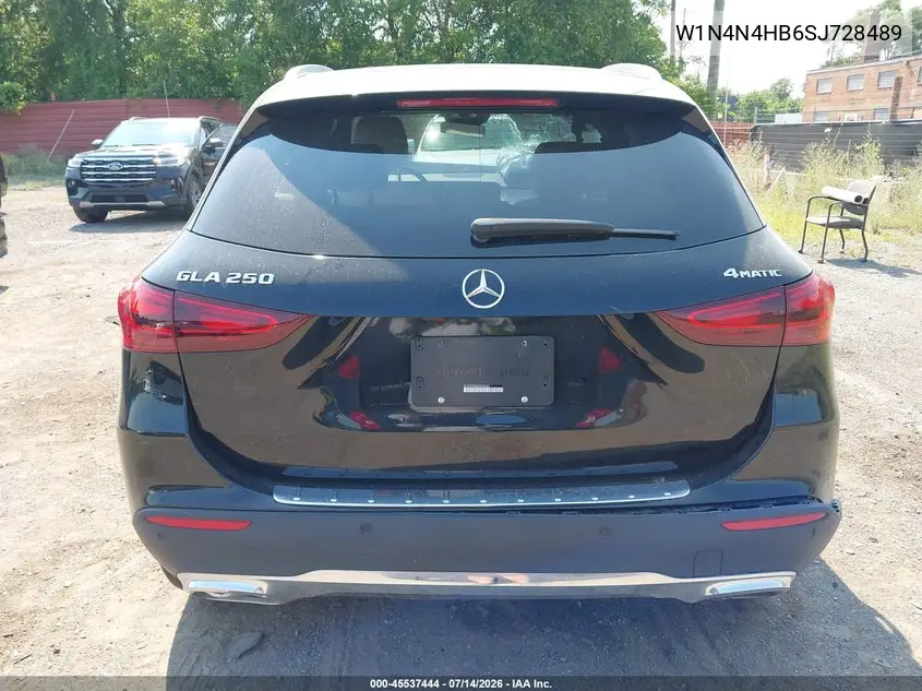 2025 Mercedes-Benz Gla 250 4Matic VIN: W1N4N4HB6SJ728489 Lot: 45537444