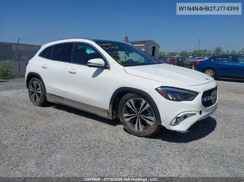 2026 Mercedes-Benz Gla 250 4Matic VIN: W1N4N4HB2TJ774399 Lot: 12659668