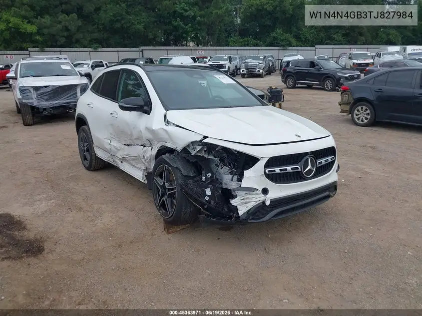 2026 Mercedes-Benz Gla 250 4Matic VIN: W1N4N4GB3TJ827984 Lot: 45363971