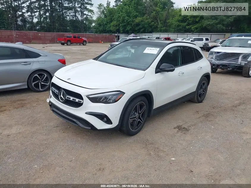 2026 Mercedes-Benz Gla 250 4Matic VIN: W1N4N4GB3TJ827984 Lot: 45363971