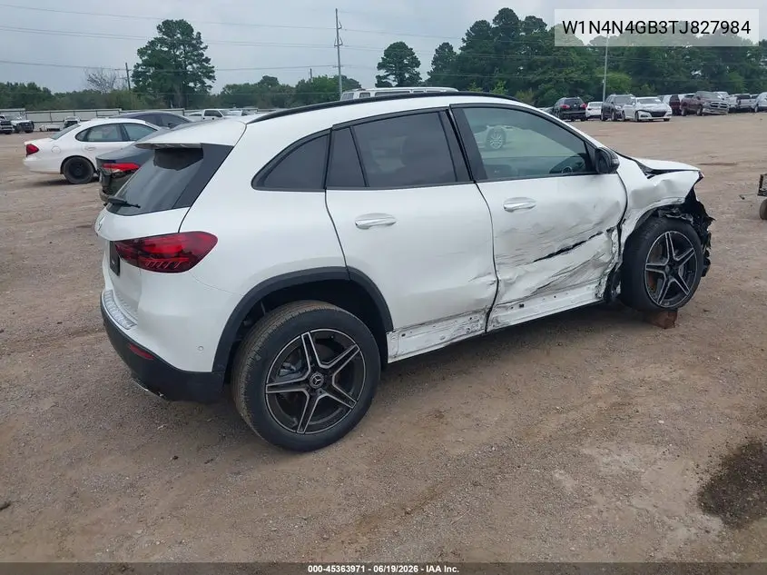 2026 Mercedes-Benz Gla 250 4Matic VIN: W1N4N4GB3TJ827984 Lot: 45363971