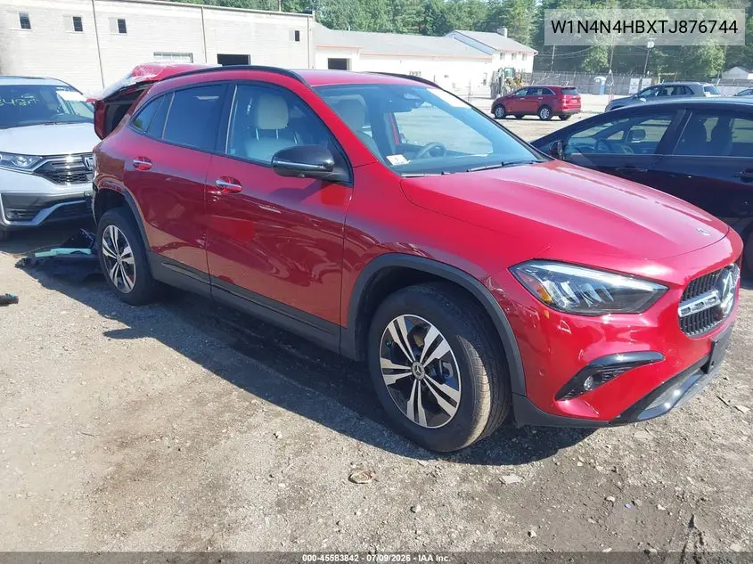 2026 Mercedes-Benz Gla 250 4Matic VIN: W1N4N4HBXTJ876744 Lot: 45583842