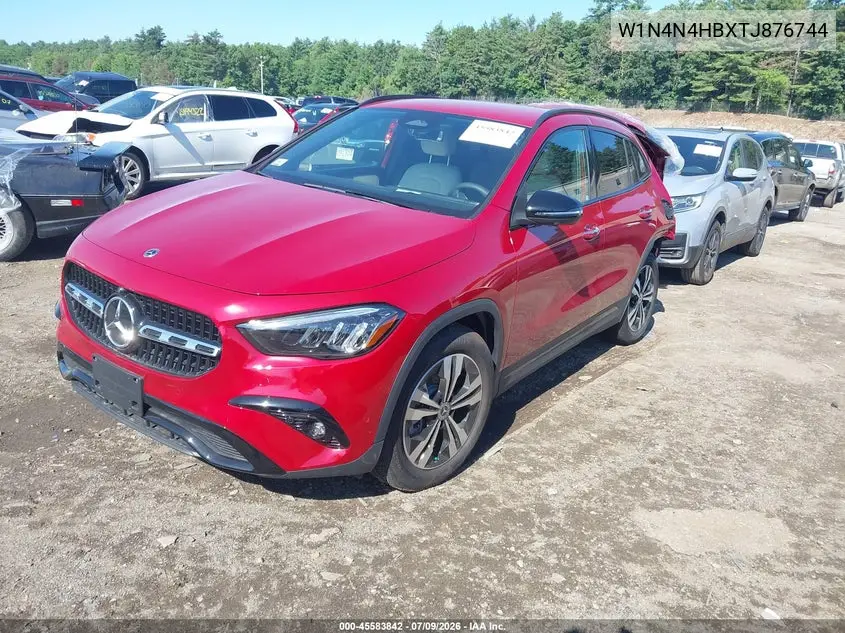 2026 Mercedes-Benz Gla 250 4Matic VIN: W1N4N4HBXTJ876744 Lot: 45583842