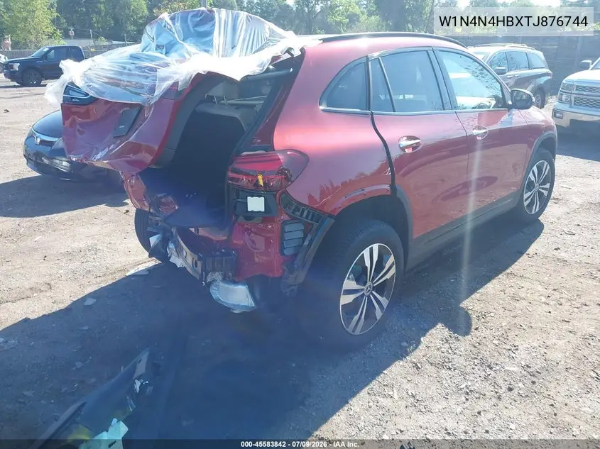 2026 Mercedes-Benz Gla 250 4Matic VIN: W1N4N4HBXTJ876744 Lot: 45583842