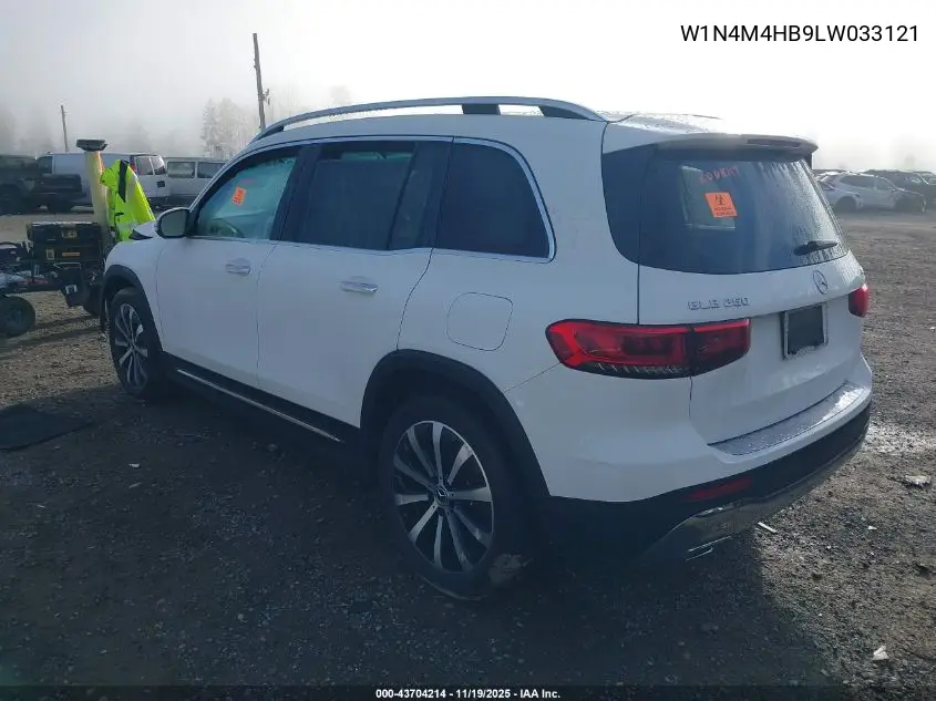 W1N4M4HB3LW033121 2020 Mercedes-Benz Glb 250 4Matic