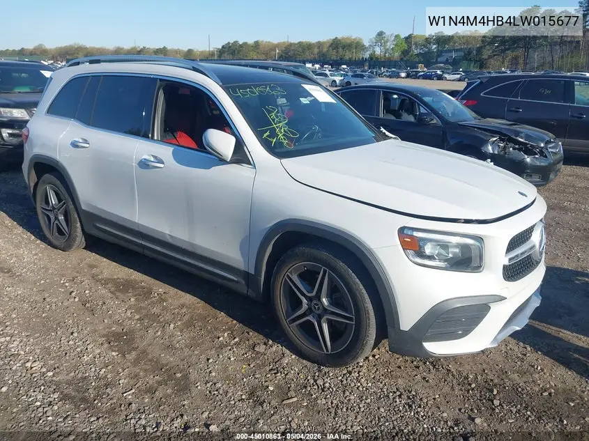 2020 Mercedes-Benz Glb 250 4Matic VIN: W1N4M4HB4LW015677 Lot: 45010863