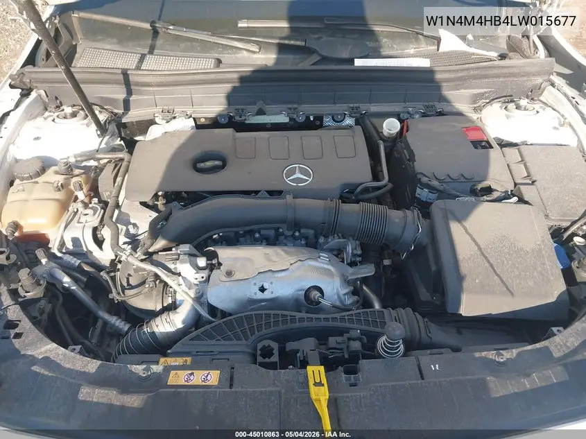 2020 Mercedes-Benz Glb 250 4Matic VIN: W1N4M4HB4LW015677 Lot: 45010863